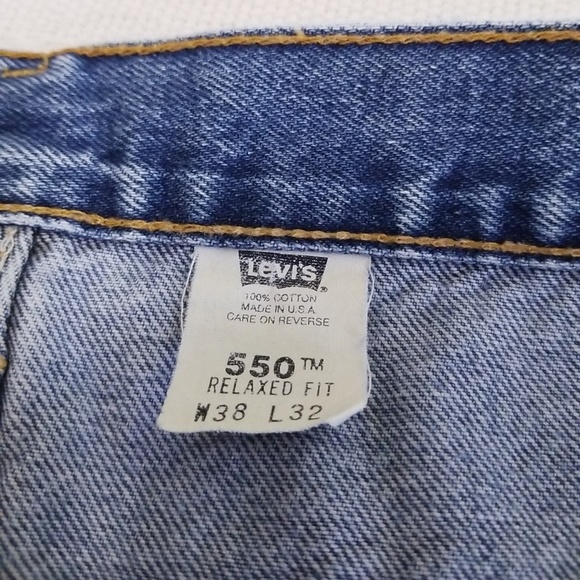 Vintage Levi's 550 Jeans Red Tab Relaxed 37x29* - Picture 4 of 7